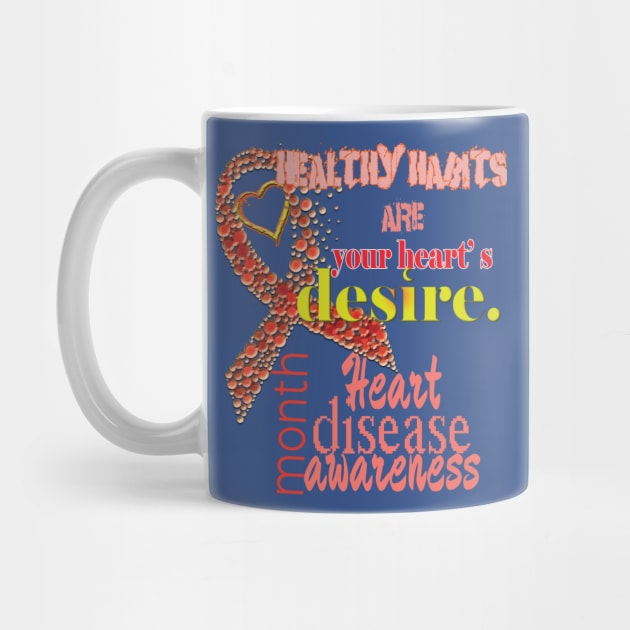 Heart disease awareness month by TeeText